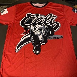 USSSA Challenge Cup Cade Strong mens 2X Jersey red cali california